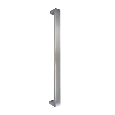 NIDUS Entrance Door Pull Handle Set 600mm | 4 Finishes - Satin Stainless Steel
