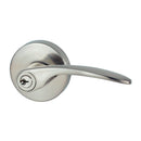 NIDUS Collins Door Handle Entrance Set | 2 Finishes - Brushed Nickel