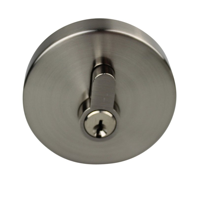 NIDUS DOOR LOCK LONSDALE EUROBOLT DEADBOLT DOUBLE CYLINDER ROUND BRUSHED NICKEL PLEBBN