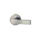 NIDUS DOOR HANDLE LONSDALE PASSAGE LEVER SET ROUND BRUSHED NICKEL - primehardware