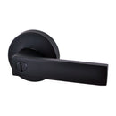 NIDUS Lonsdale Door Lever Round Privacy Set | 2 Finishes - Matt Black