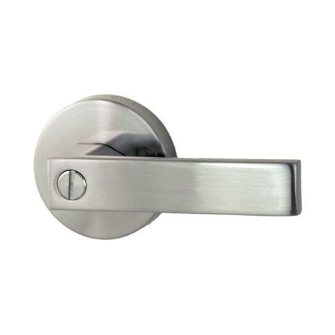 NIDUS PLPRIBN DOOR HANDLE LONSDALE PRIVACY LEVER SET ROUND BRUSHED NICKEL - primehardware