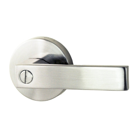 NIDUS Lonsdale Door Lever Round Privacy Set | 2 Finishes - Chrome Plated