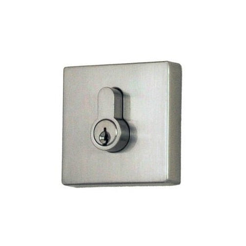 NIDUS DOOR LOCK LONSDALE EUROBOLT DEADBOLT SINGLE CYLINDER SQUARE BRUSHED NICKEL - primehardware