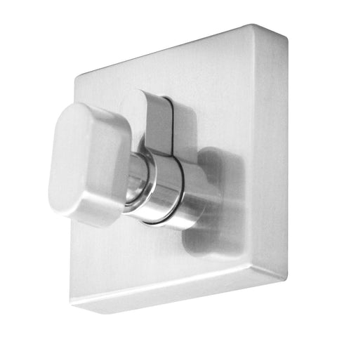 NIDUS Lonsdale Square Eurobolt Single Cylinder | Chrome Plated