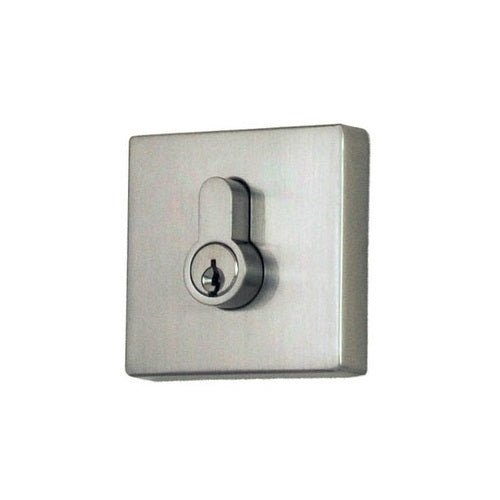 NIDUS DOOR LOCK LONSDALE EUROBOLT DEADBOLT DOUBLE CYLINDER SQUARE BRUSHED NICKEL