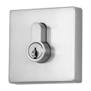 NIDUS Lonsdale Square Eurobolt Double Cylinder | Chrome Plated