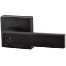 NIDUS DOOR HANDLE LONSDALE ENTRANCE LEVER SET SQUARE MATT BLACK - primehardware