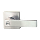 NIDUS Lonsdale Lever on Square Rose Entrance Set | 2 Finishes - Chrome Plated