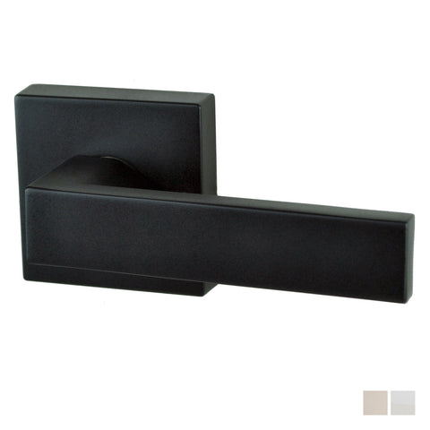 NIDUS Lonsdale Lever on Square Rose Passage Set | Chrome Plated