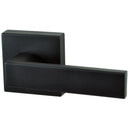 NIDUS DOOR HANDLE LONSDALE PASSAGE LEVER SET SQUARE MATT BLACK - primehardware