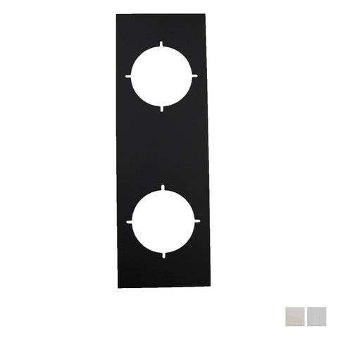 NIDUS Lonsdale Entrance Trim Plate Square 240x80mm | 2 Finishes