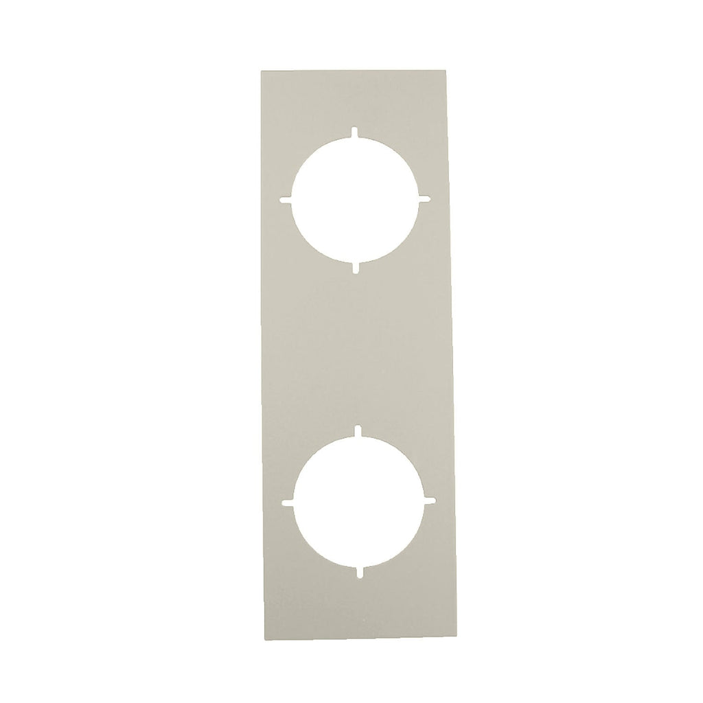 NIDUS Lonsdale Entrance Trim Plate Square 240x80mm | 2 Finishes - Brushed Nickel