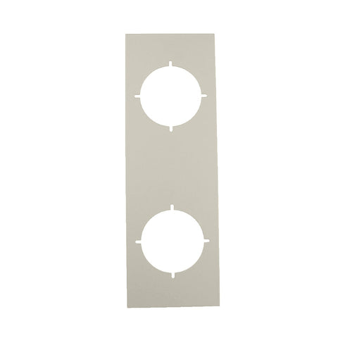 NIDUS Lonsdale Entrance Trim Plate Square 240x80mm | 2 Finishes - Brushed Nickel