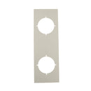 NIDUS Lonsdale Entrance Trim Plate Square 240x80mm | 2 Finishes - Brushed Nickel