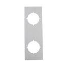 NIDUS Lonsdale Entrance Trim Plate Square 240x80mm | 2 Finishes - Polished Chrome