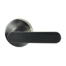 NIDUS Spring Round Rose Radius End Dummy Door Lever | 2 Finishes - Brushed Nickel