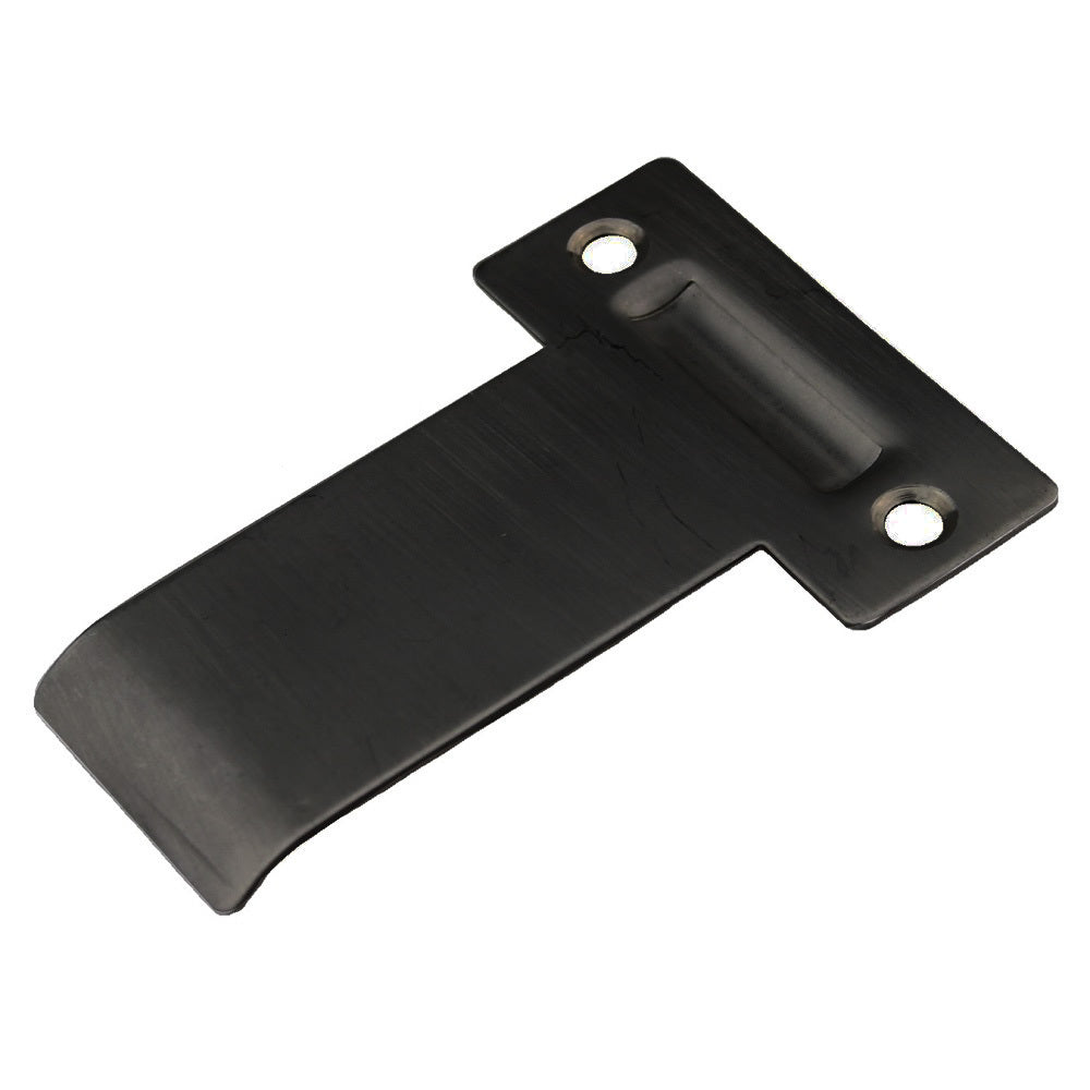 NIDUS Roller Bolt Extended Strike Plate | Matt Black