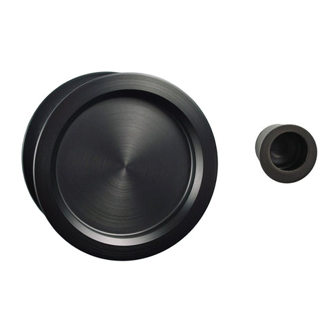 NIDUS Sliding Cavity Lock Round Passage Set Includes End Pull | Graphite Grey
