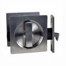 NIDUS Square Sliding Cavity Door Lock Snib on Both Sides with Edge Pull | Satin Stainless Steel