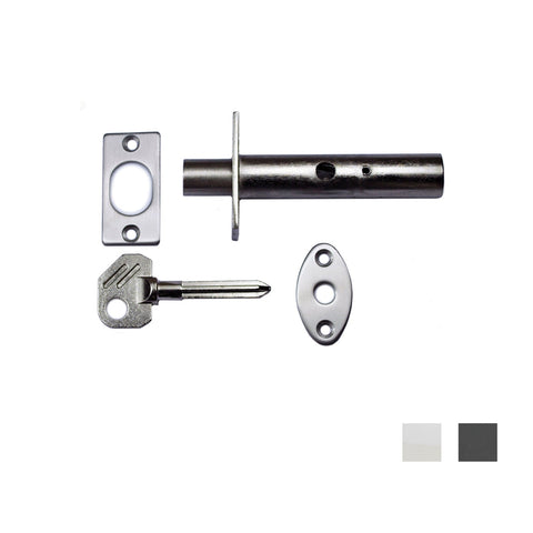 NIDUS Security Auxiliary Door Bolt with Key | 3 Finishes