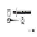 NIDUS CAVITY SLIDING DOOR PASSAGE SET SCD - PAS - RD - BL ROUND MATT BLACK - primehardware