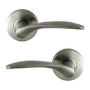 NIDUS DOOR HANDLE VENETIAN TENOR LEVER SET BRUSHED STAINLESS STEEL VTENPAS - SS - primehardware