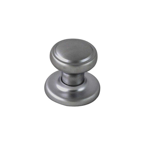 NIDUS DOOR KNOB WCKSC WENTWORTH CUPBOARD SET SATIN CHROME W/ BACKPLATE - primehardware