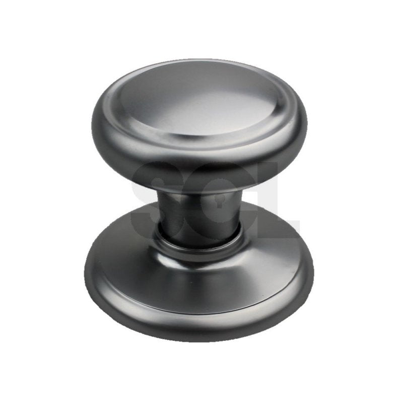 NIDUS DOOR KNOB WDFSC PAMRSC WENTWORTH PRIVACY SET SATIN CHROME W/ LATCH