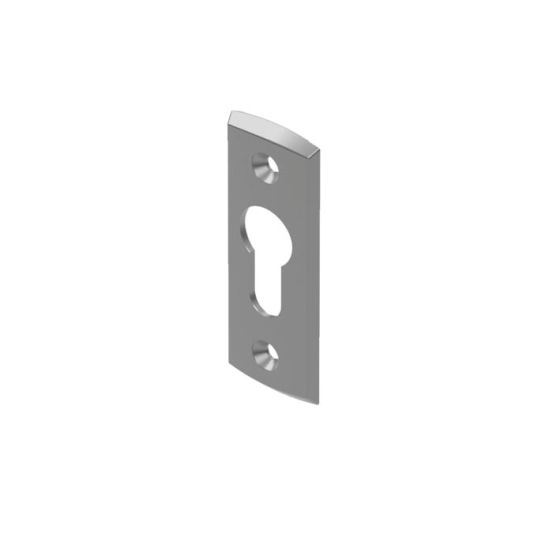 Palladium Bifold Low Profile Cylinder Escutcheon Polyester - primehardware