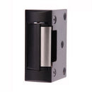 Black and silver door lock mechanism on a white background