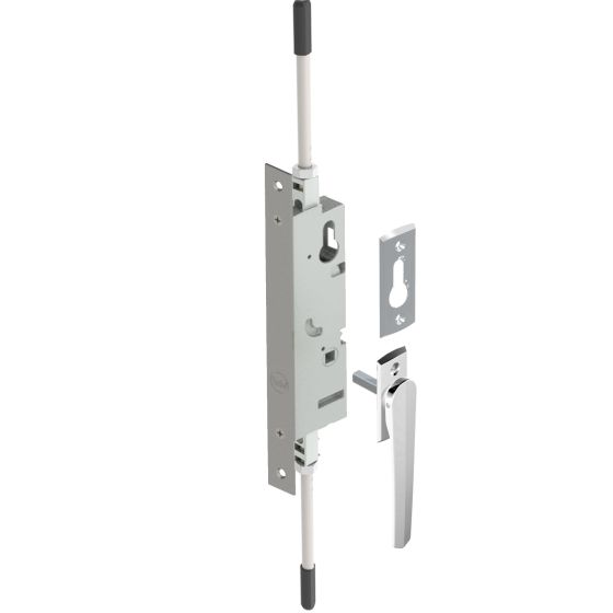 Aria Sbs Pin Bf Dbl Lkg 25mm Bs No - Cyl Rods - Satin Chrome - primehardware