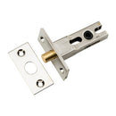 IVER Privacy Bolt Round | 45mm Backset - Polished Nickel