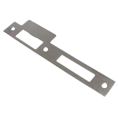 PROTECTOR 485 Series Mortice Sash Lock Strike Plate Satin Stainless Steel - 726 - SP - SSF PR485SPSS - primehardware