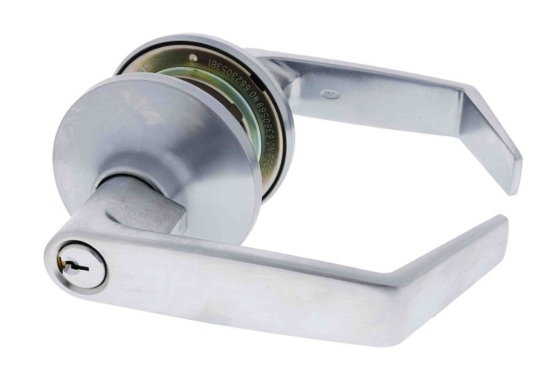 Carbine Rosehill Tiebolt Entrance set, 60 - 70mm backset, C4 Keyed to Differ, Boxed, Brushed Satin Chrome - primehardware