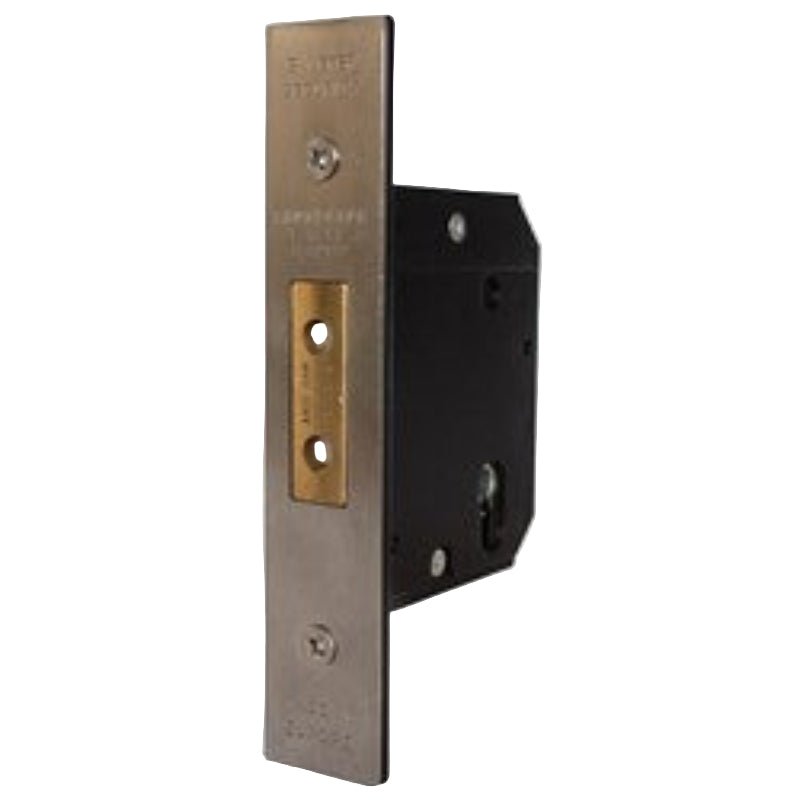 PROTECTOR 701 Series 5 Lever Mortice Deadbolt Backset 45mm Satin Stainless Steel - 791 - 2.5 - SSF PR7015L45SS - primehardware