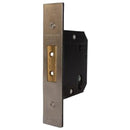 PROTECTOR 701 Series 5 Lever Mortice Deadbolt Backset 45mm Satin Stainless Steel - 791 - 2.5 - SSF PR7015L45SS - primehardware