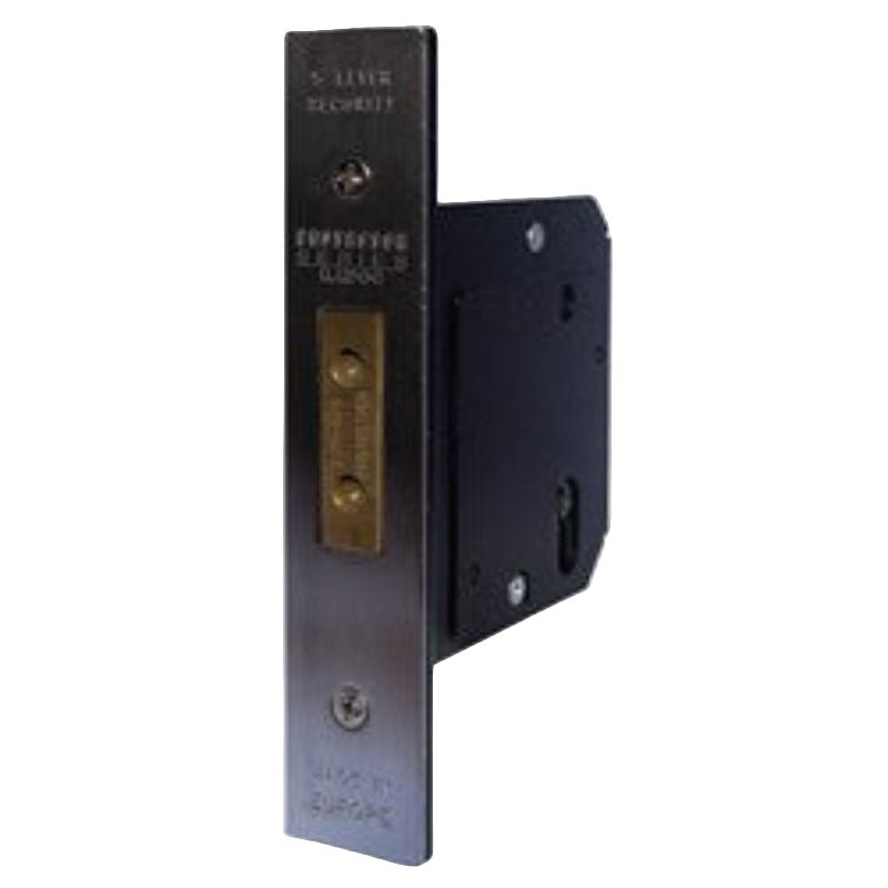 PROTECTOR 701 Series 5 Lever Mortice Deadbolt Backset 58mm Satin Stainless Steel - 791-3.0-SSF    PR7015L58SS