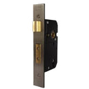 PROTECTOR 757 Series 5 Lever Mortice Sash Lock Pitch 57mm Backset 45mm Satin Stainless Steel - 795 - 2.5 - SSF PR75745SS - primehardware