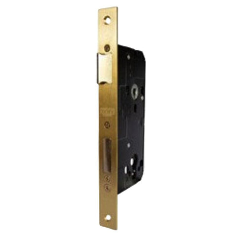 PROTECTOR 785 Series Mortice Sash Lock Pitch 85mm Backset 50mm Satin Brass - 785 - 50 - SB PR78550SB - primehardware