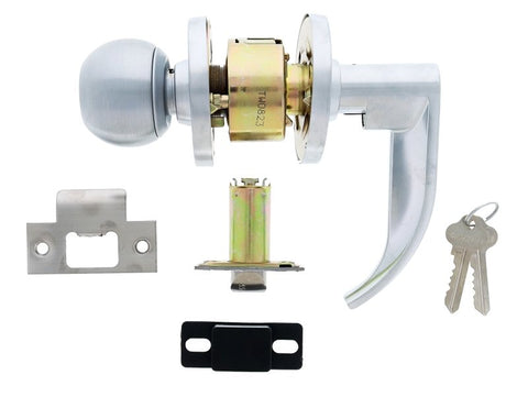 Carbine York cylindrical knob lever classroom SS 60mm - primehardware