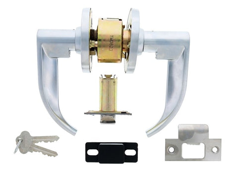 Carbine York cylindrical lever vestibule SS 60mm - primehardware