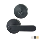 NIDUS Spring Round Rose Radius End Door Lever Keylock Deadbolt Set | 4 Finishes