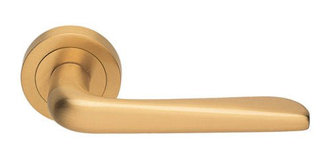 Manital - Petra Lever on Round Rose Door Handle - primehardware