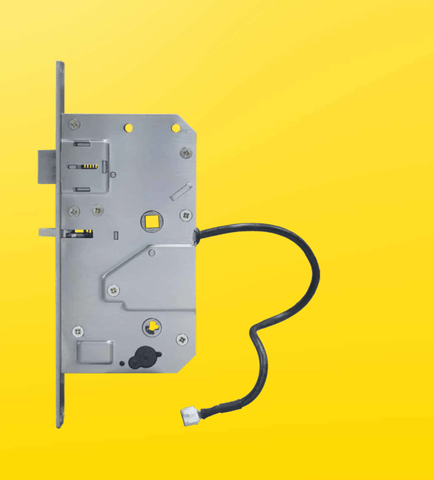 YALE LUNA PRO+ 60MM BACKSET CHAMPAGNE GOLD WITH YALE HOME MODULE CHAMPAGNE GOLDSmart Lock