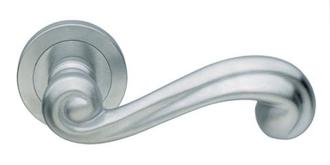 Manital - Plaza Lever with Round Rose Door Handle - primehardware