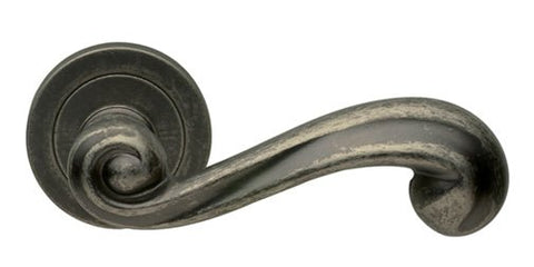 Manital - Plaza Lever with Round Rose Door Handle - primehardware