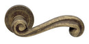Manital - Plaza Lever with Round Rose Door Handle - primehardware