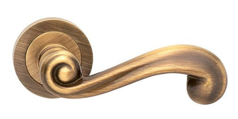 Manital - Plaza Lever with Round Rose Door Handle - primehardware