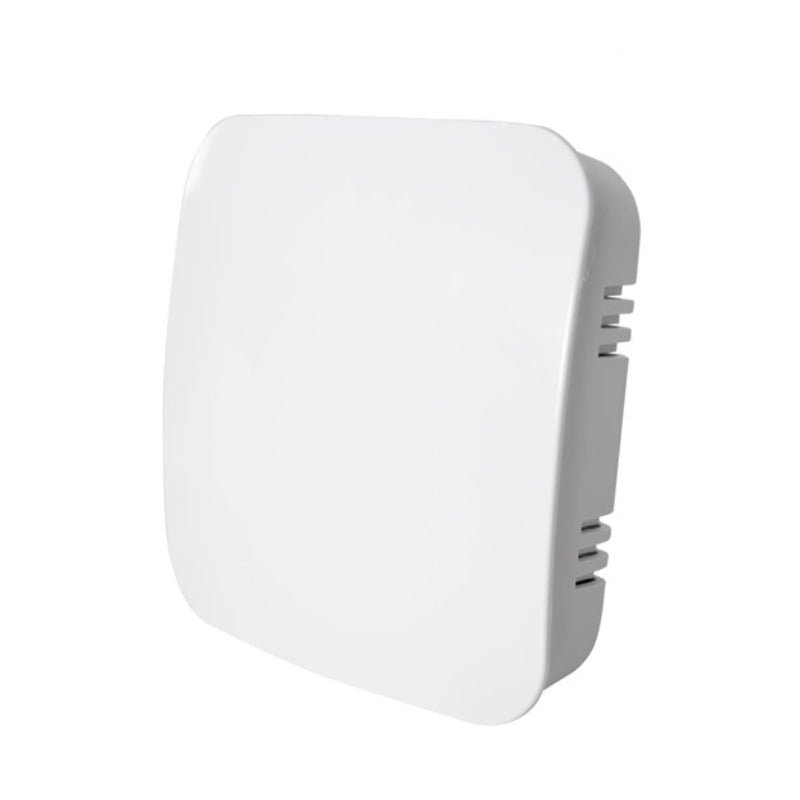 White electronic device on a white background